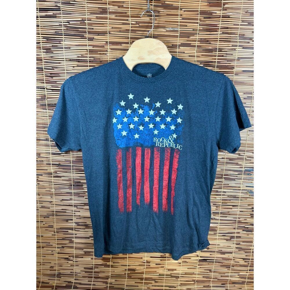 Rock & Republic TSHIRT The Iconic Tee XL Flag USA